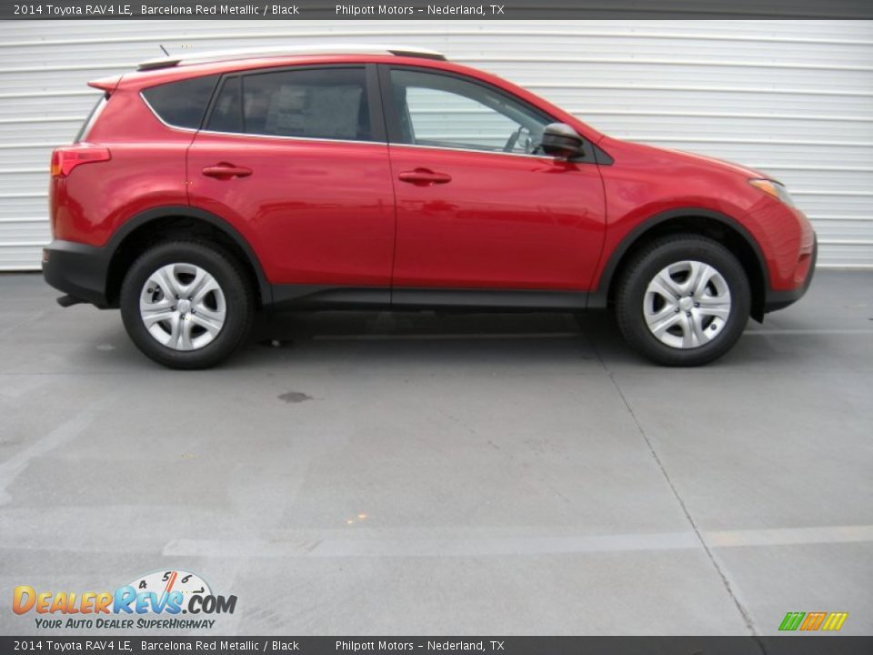 2014 Toyota RAV4 LE Barcelona Red Metallic / Black Photo #3