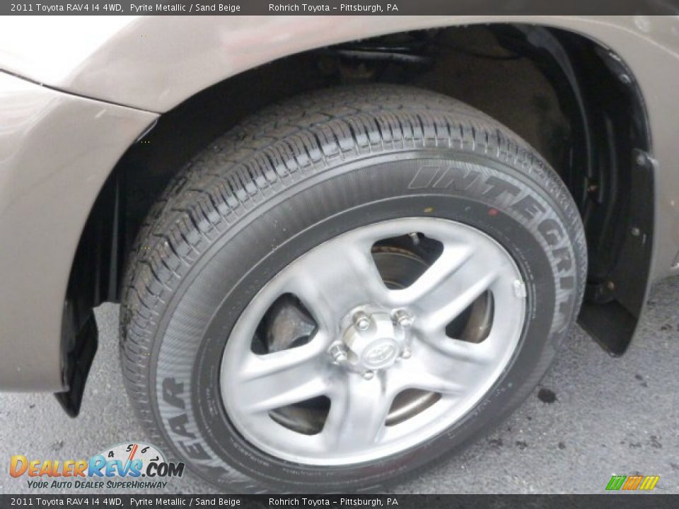 2011 Toyota RAV4 I4 4WD Pyrite Metallic / Sand Beige Photo #8