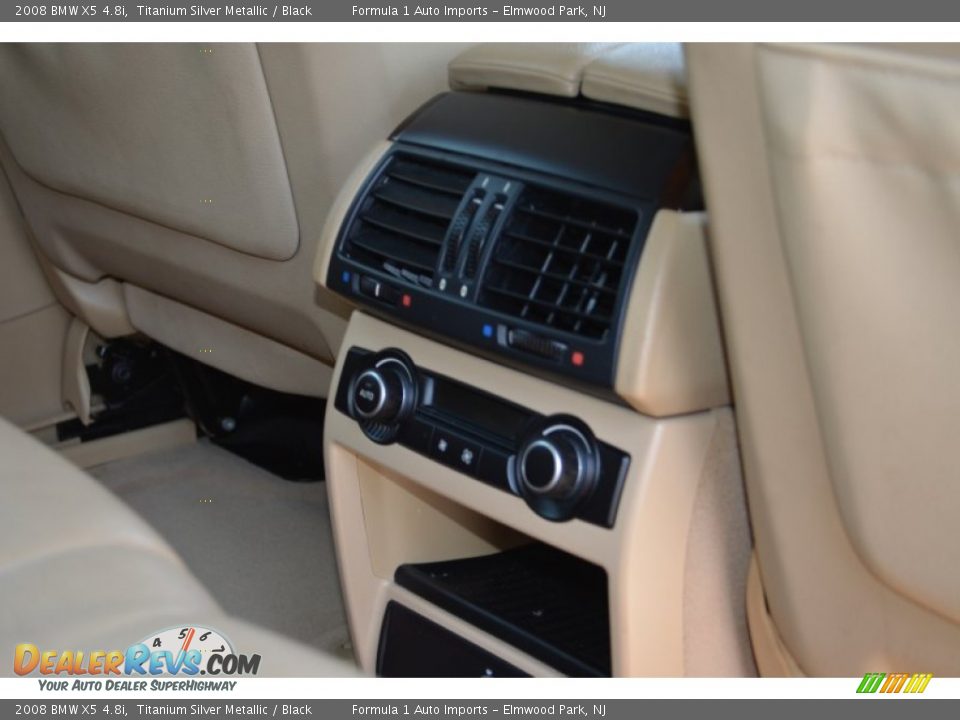 2008 BMW X5 4.8i Titanium Silver Metallic / Black Photo #24