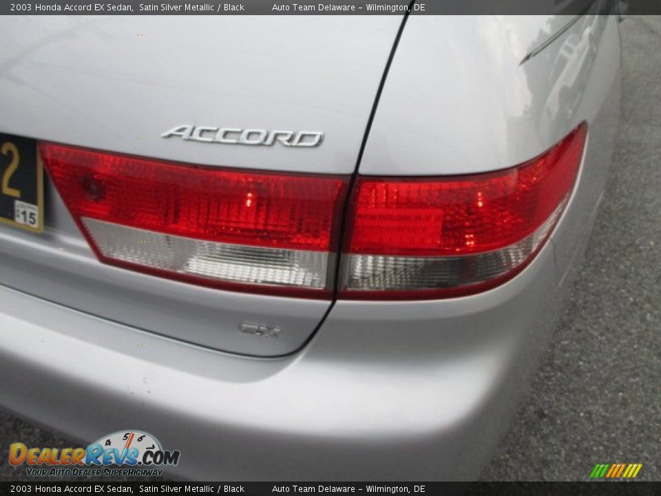 2003 Honda Accord EX Sedan Satin Silver Metallic / Black Photo #26