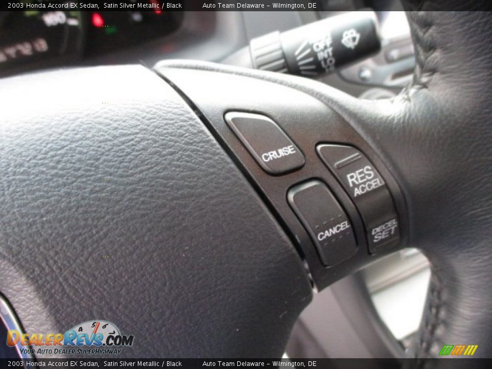 2003 Honda Accord EX Sedan Satin Silver Metallic / Black Photo #29