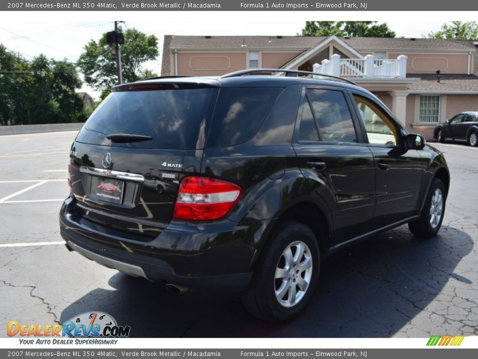 2007 Mercedes-Benz ML 350 4Matic Verde Brook Metallic / Macadamia Photo #7