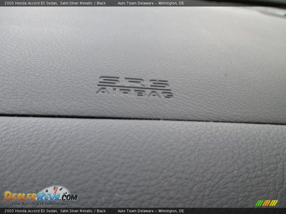 2003 Honda Accord EX Sedan Satin Silver Metallic / Black Photo #36