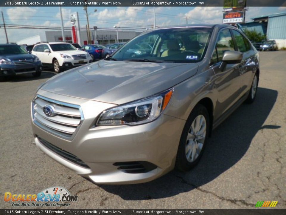 2015 Subaru Legacy 2.5i Premium Tungsten Metallic / Warm Ivory Photo #3