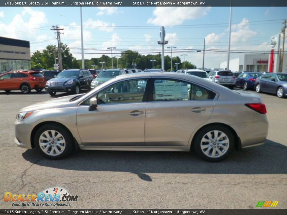 2015 Subaru Legacy 2.5i Premium Tungsten Metallic / Warm Ivory Photo #4
