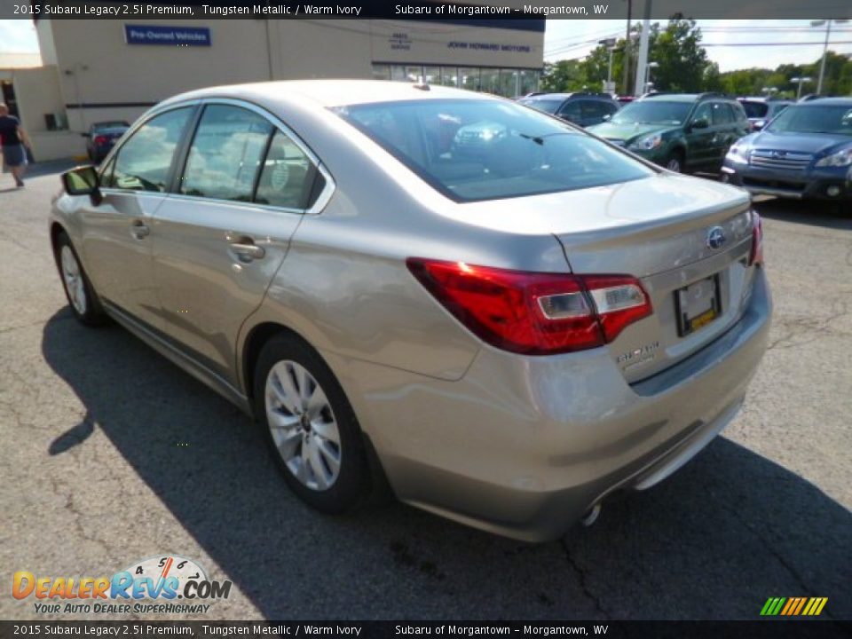 2015 Subaru Legacy 2.5i Premium Tungsten Metallic / Warm Ivory Photo #5