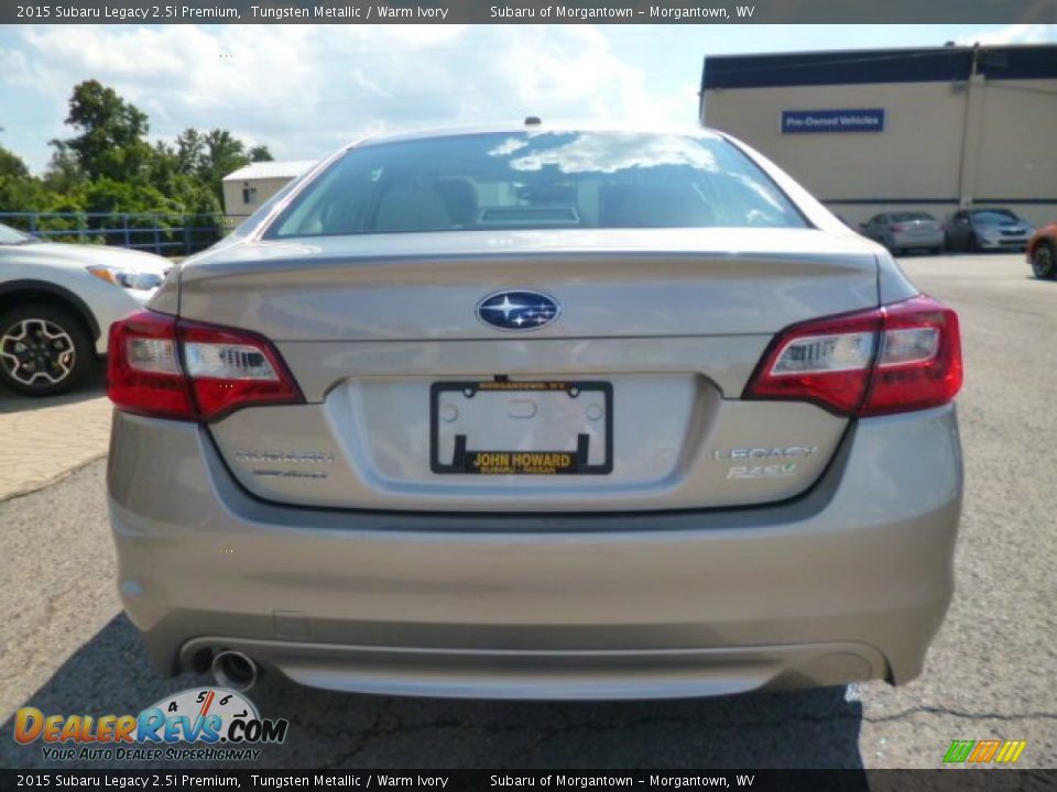 2015 Subaru Legacy 2.5i Premium Tungsten Metallic / Warm Ivory Photo #6