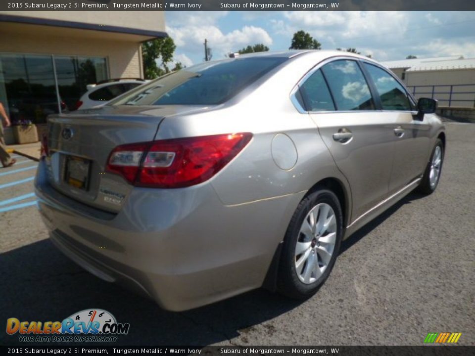 2015 Subaru Legacy 2.5i Premium Tungsten Metallic / Warm Ivory Photo #7