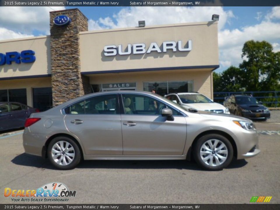2015 Subaru Legacy 2.5i Premium Tungsten Metallic / Warm Ivory Photo #8