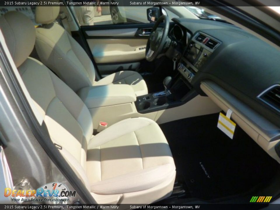 2015 Subaru Legacy 2.5i Premium Tungsten Metallic / Warm Ivory Photo #10