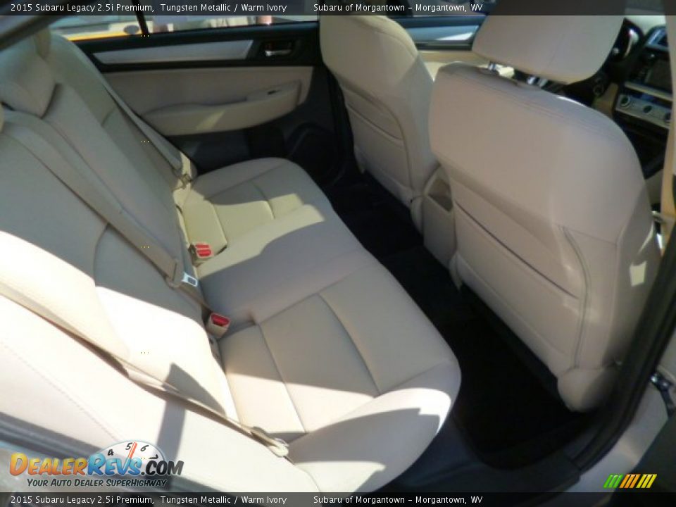 2015 Subaru Legacy 2.5i Premium Tungsten Metallic / Warm Ivory Photo #12