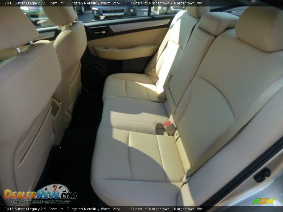 2015 Subaru Legacy 2.5i Premium Tungsten Metallic / Warm Ivory Photo #13