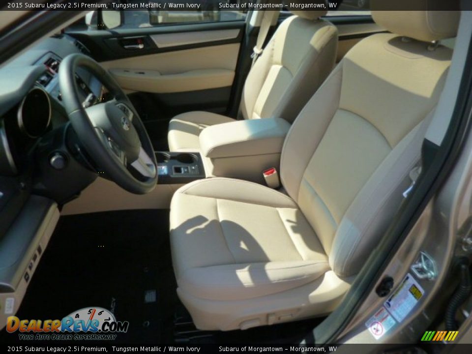 2015 Subaru Legacy 2.5i Premium Tungsten Metallic / Warm Ivory Photo #15