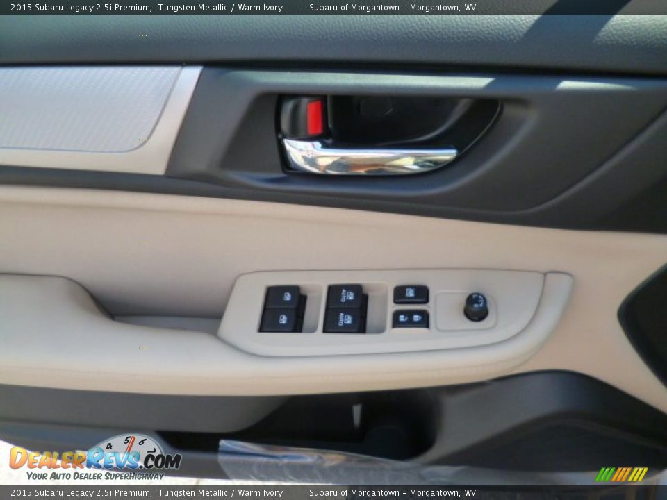 2015 Subaru Legacy 2.5i Premium Tungsten Metallic / Warm Ivory Photo #17
