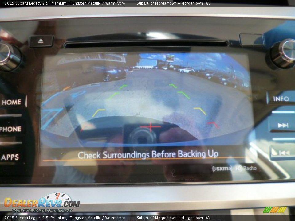 2015 Subaru Legacy 2.5i Premium Tungsten Metallic / Warm Ivory Photo #19