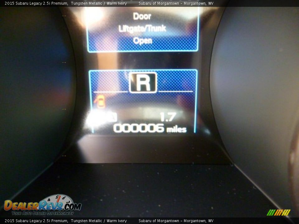 2015 Subaru Legacy 2.5i Premium Tungsten Metallic / Warm Ivory Photo #20