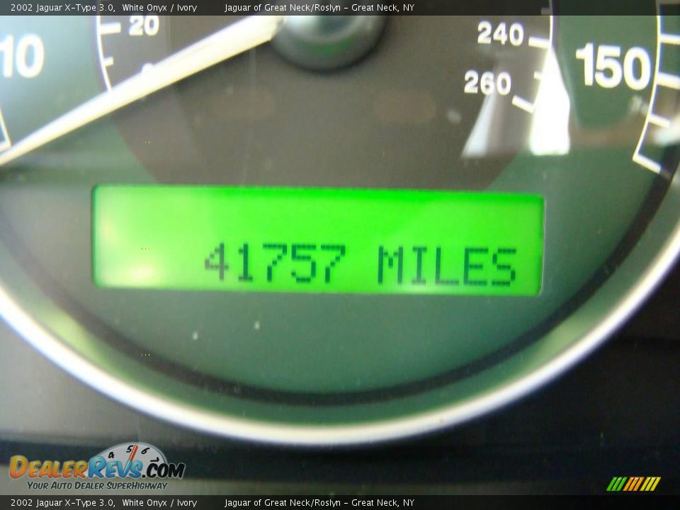2002 Jaguar X-Type 3.0 White Onyx / Ivory Photo #29