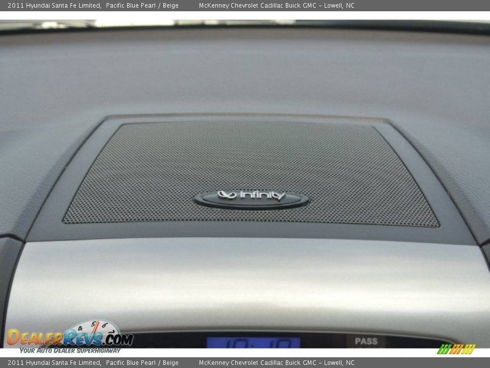 2011 Hyundai Santa Fe Limited Pacific Blue Pearl / Beige Photo #18