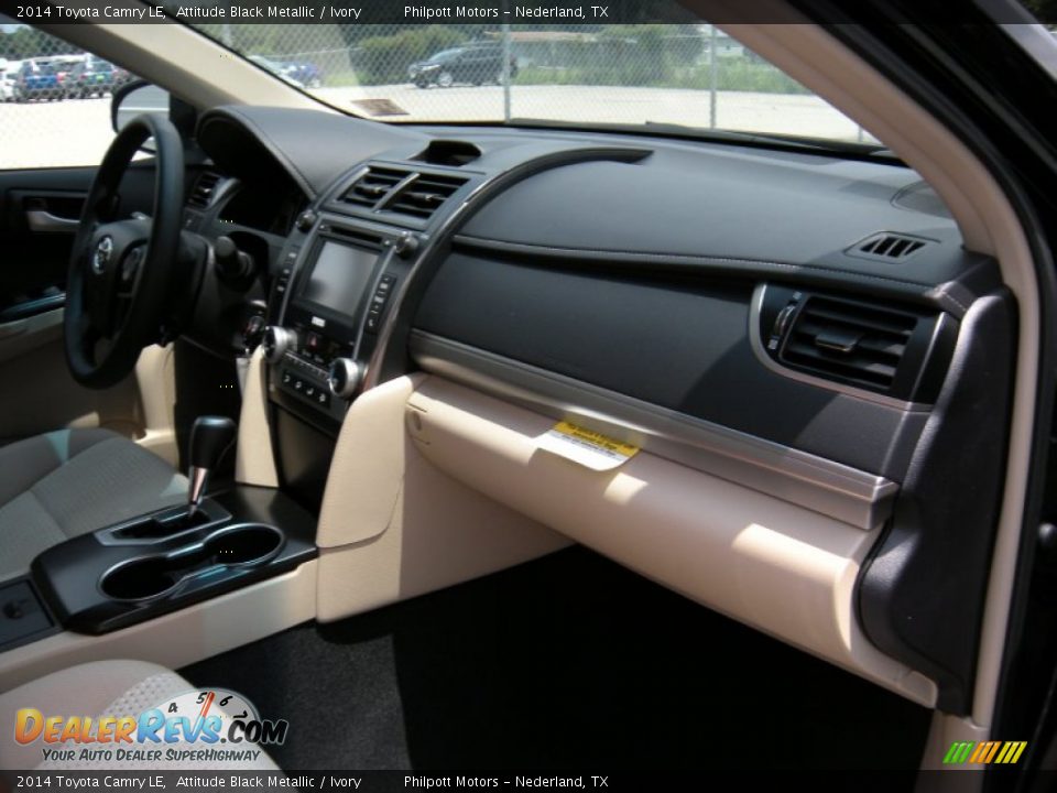 2014 Toyota Camry LE Attitude Black Metallic / Ivory Photo #15