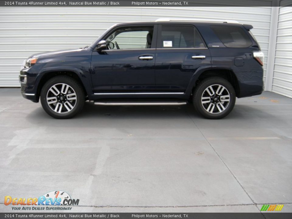 2014 Toyota 4Runner Limited 4x4 Nautical Blue Metallic / Black Photo #6