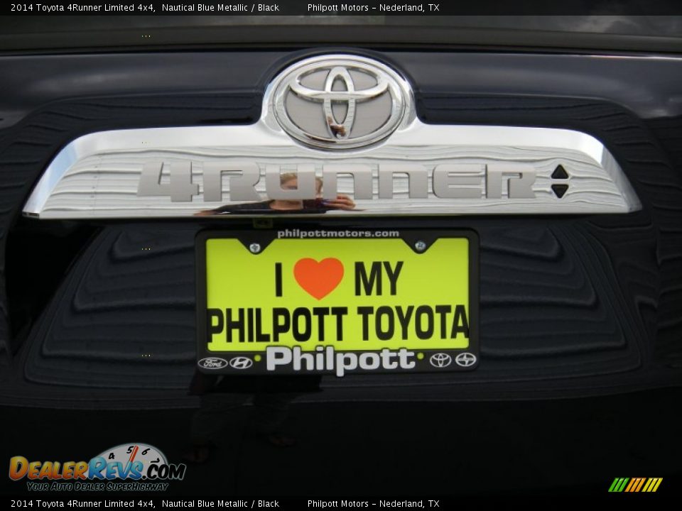 2014 Toyota 4Runner Limited 4x4 Nautical Blue Metallic / Black Photo #16