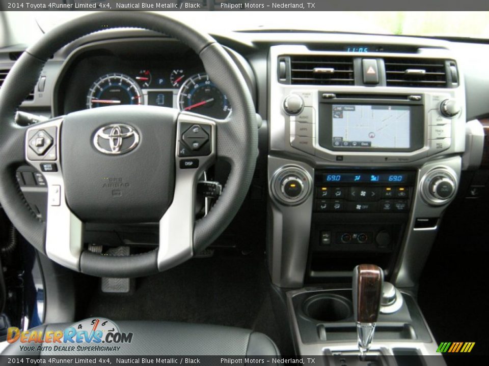 2014 Toyota 4Runner Limited 4x4 Nautical Blue Metallic / Black Photo #27