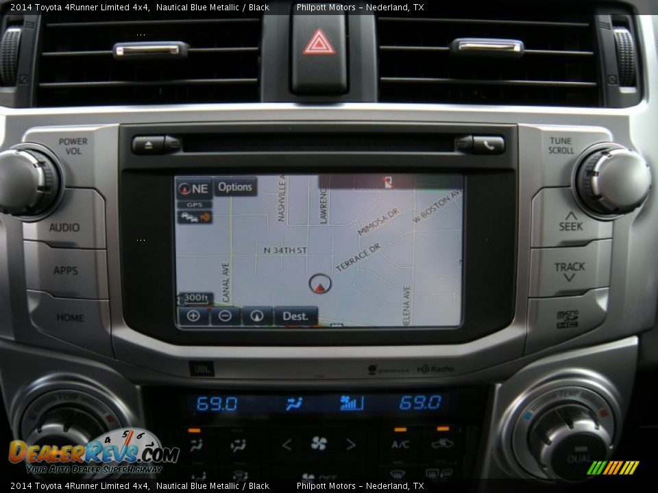 2014 Toyota 4Runner Limited 4x4 Nautical Blue Metallic / Black Photo #29