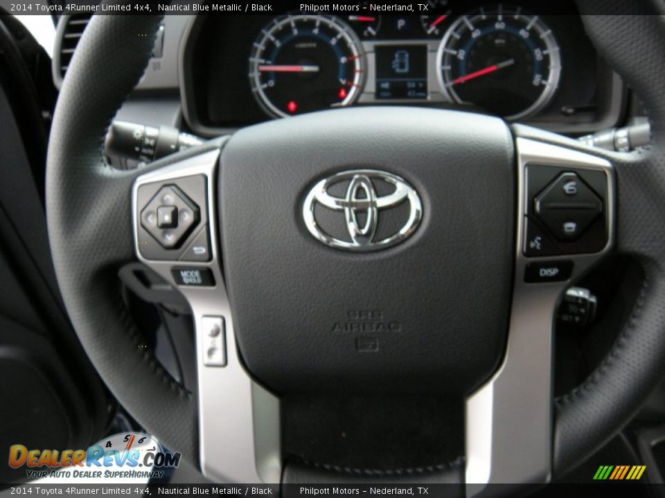 2014 Toyota 4Runner Limited 4x4 Nautical Blue Metallic / Black Photo #36