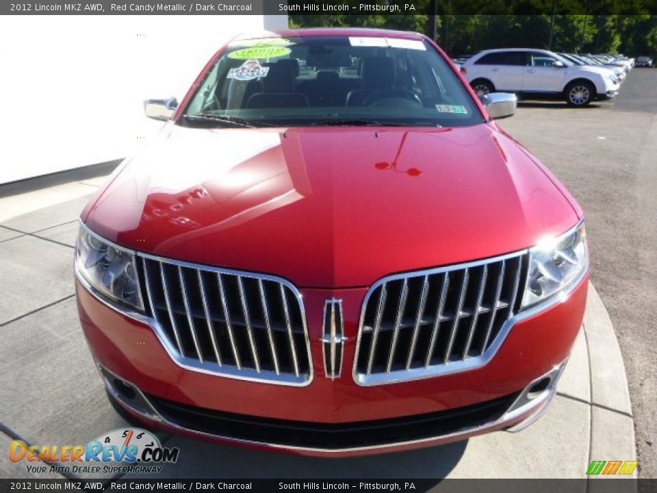 2012 Lincoln MKZ AWD Red Candy Metallic / Dark Charcoal Photo #8