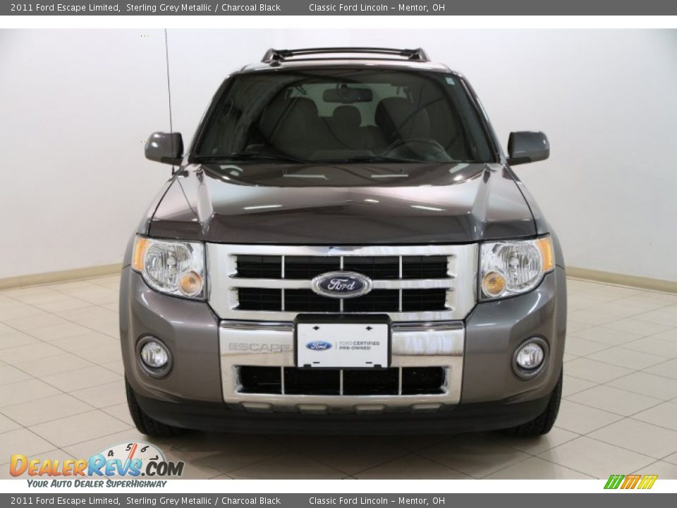 2011 Ford Escape Limited Sterling Grey Metallic / Charcoal Black Photo #2