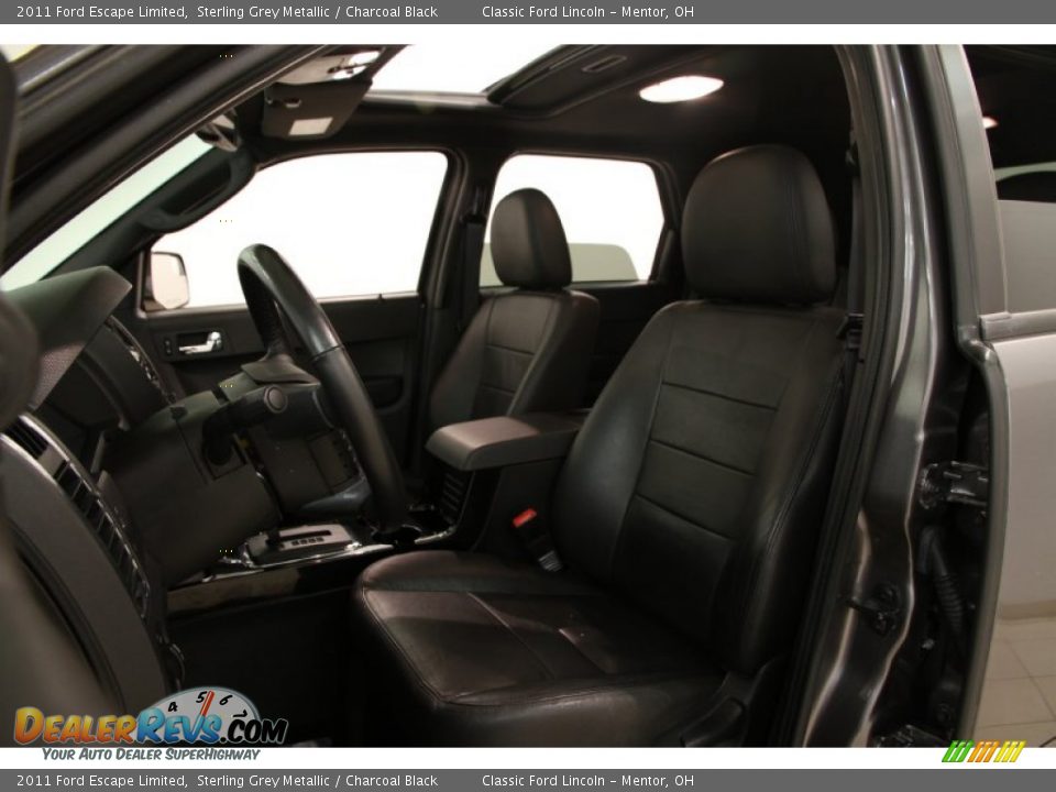 2011 Ford Escape Limited Sterling Grey Metallic / Charcoal Black Photo #5