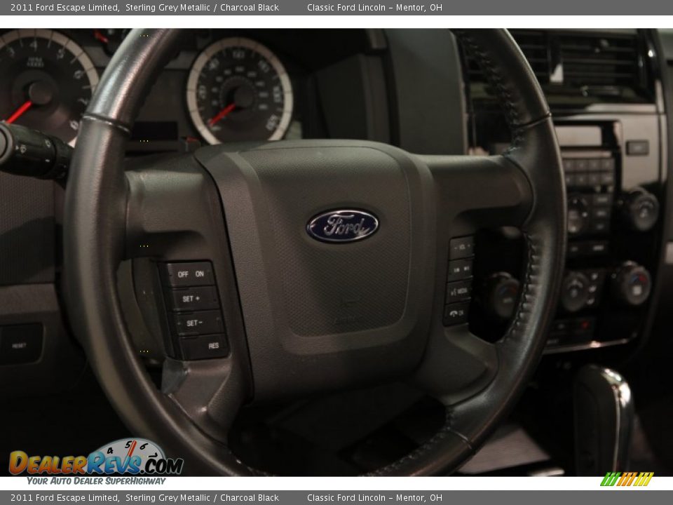 2011 Ford Escape Limited Sterling Grey Metallic / Charcoal Black Photo #6