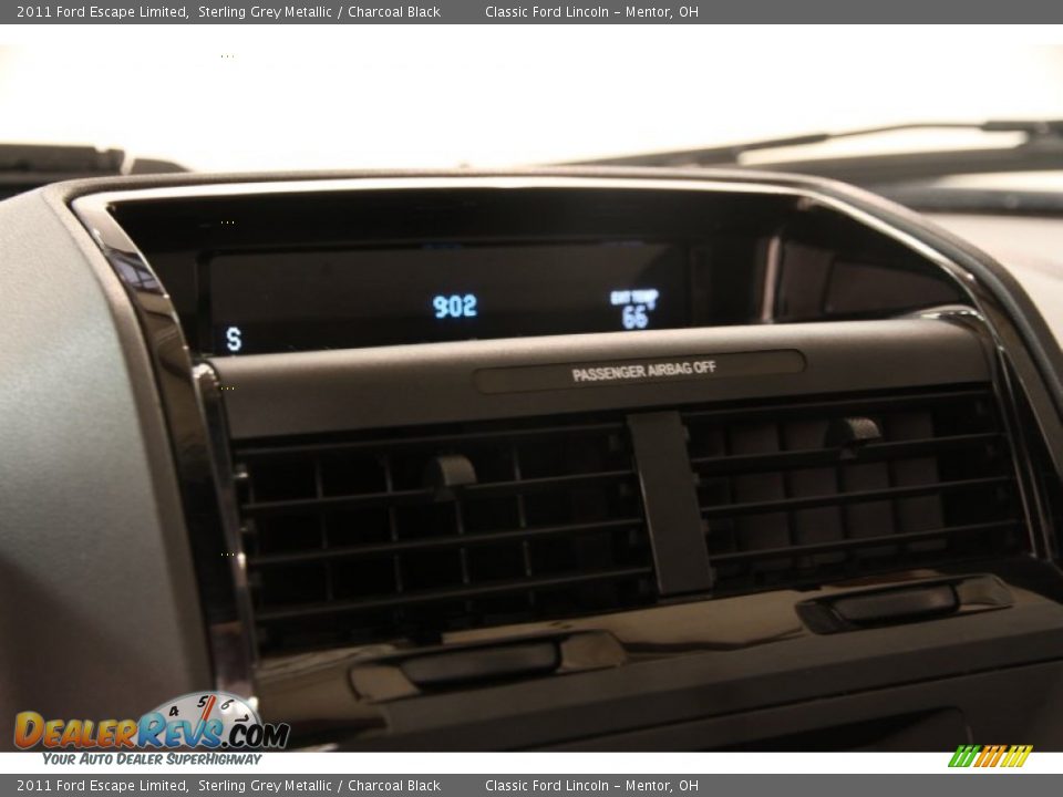 2011 Ford Escape Limited Sterling Grey Metallic / Charcoal Black Photo #8