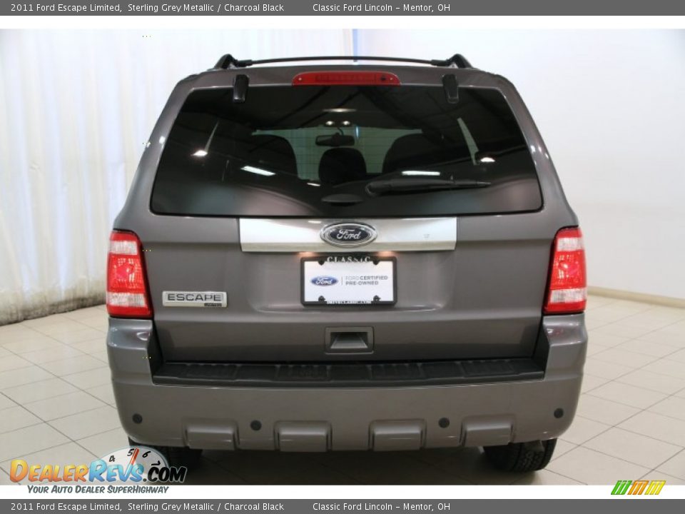 2011 Ford Escape Limited Sterling Grey Metallic / Charcoal Black Photo #14