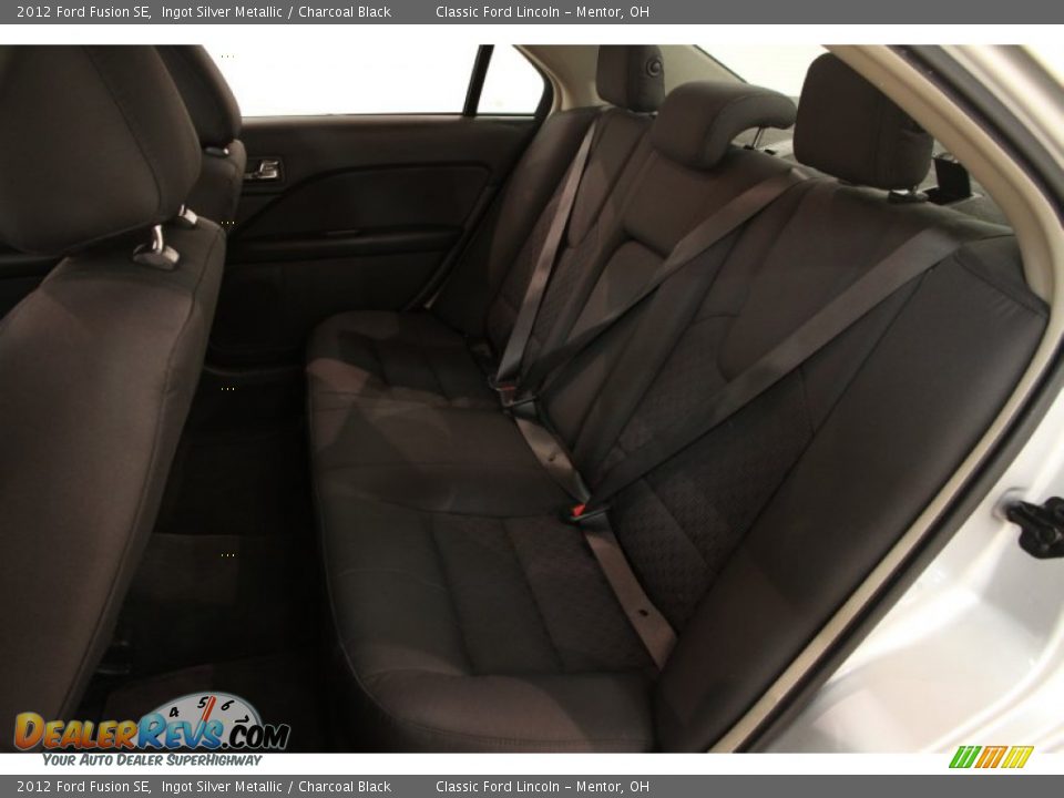 2012 Ford Fusion SE Ingot Silver Metallic / Charcoal Black Photo #12