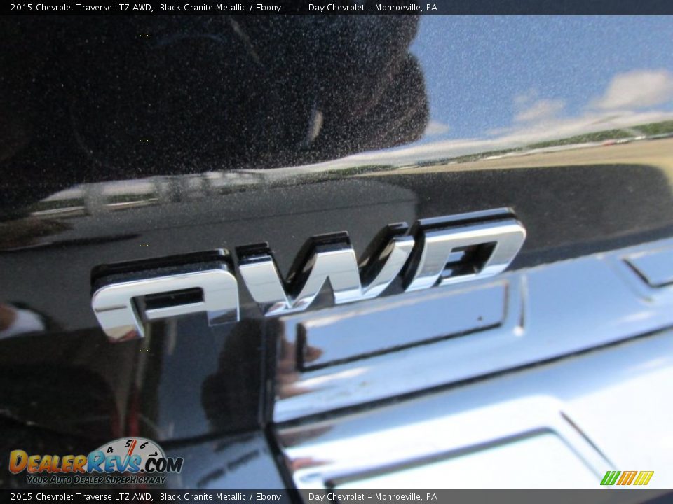 2015 Chevrolet Traverse LTZ AWD Black Granite Metallic / Ebony Photo #7