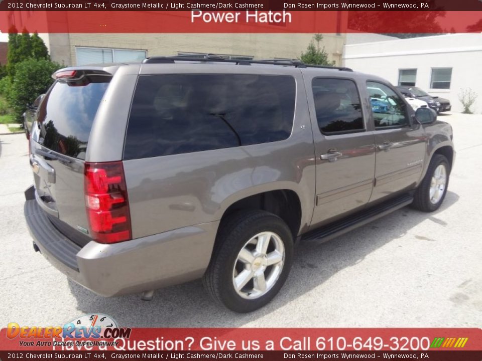 2012 Chevrolet Suburban LT 4x4 Graystone Metallic / Light Cashmere/Dark Cashmere Photo #3