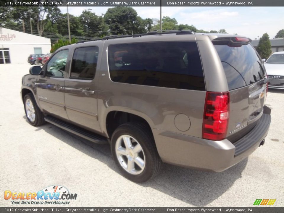 2012 Chevrolet Suburban LT 4x4 Graystone Metallic / Light Cashmere/Dark Cashmere Photo #9