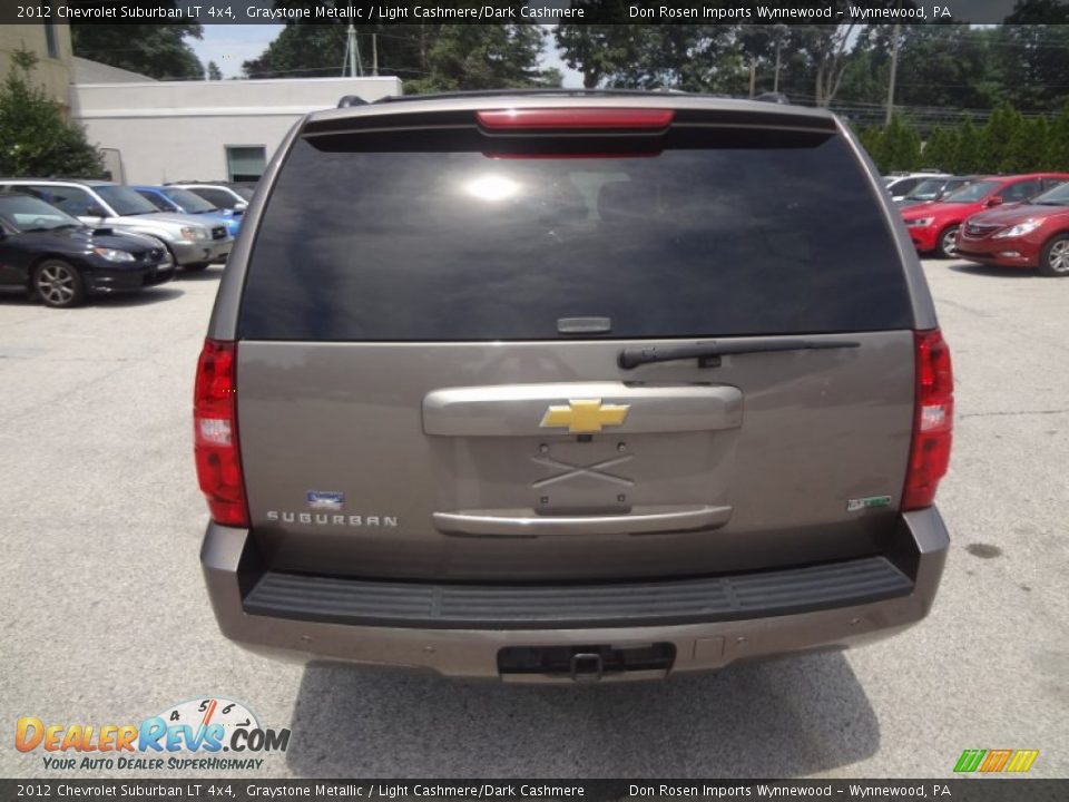 2012 Chevrolet Suburban LT 4x4 Graystone Metallic / Light Cashmere/Dark Cashmere Photo #10