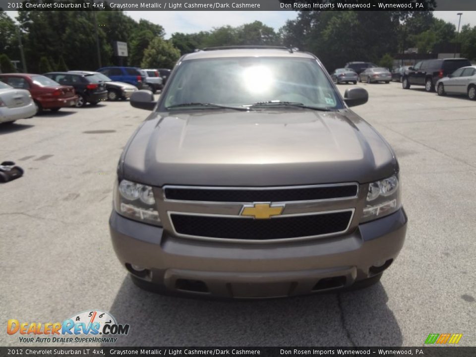2012 Chevrolet Suburban LT 4x4 Graystone Metallic / Light Cashmere/Dark Cashmere Photo #11