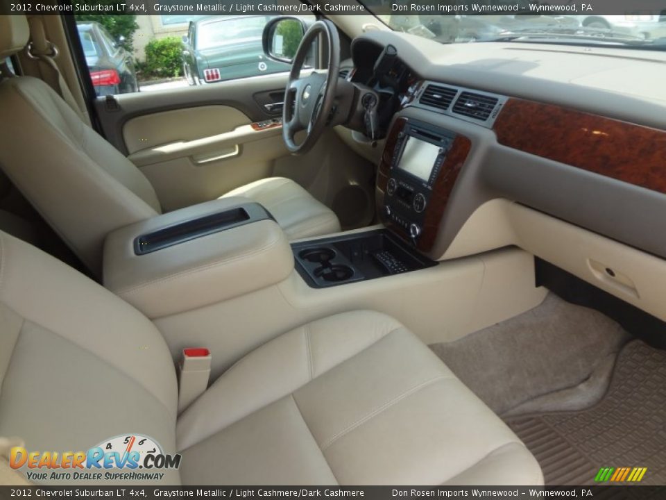 2012 Chevrolet Suburban LT 4x4 Graystone Metallic / Light Cashmere/Dark Cashmere Photo #13