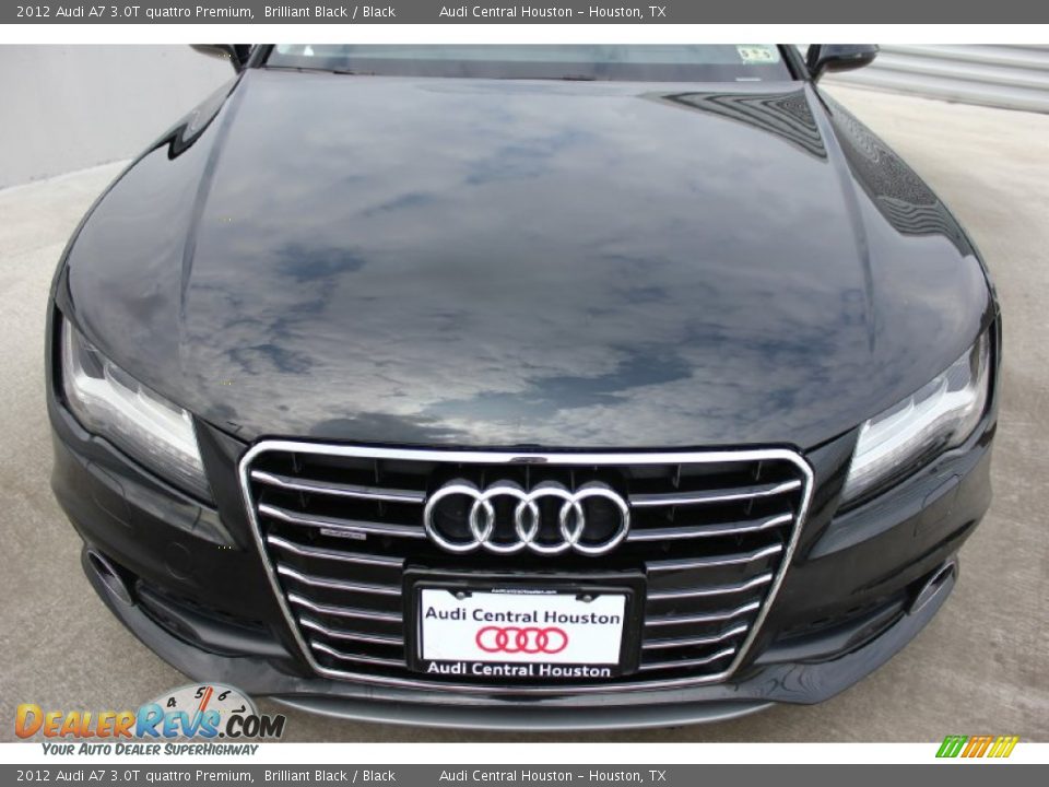 2012 Audi A7 3.0T quattro Premium Brilliant Black / Black Photo #2