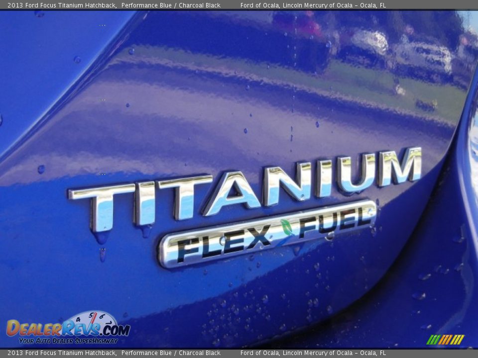 2013 Ford Focus Titanium Hatchback Performance Blue / Charcoal Black Photo #10