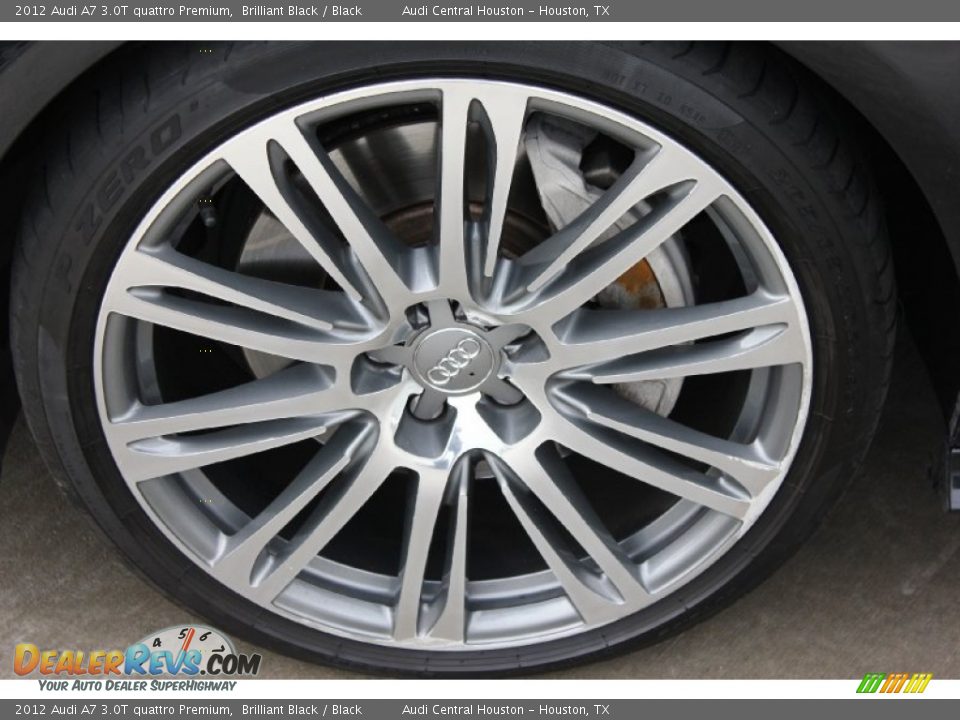 2012 Audi A7 3.0T quattro Premium Brilliant Black / Black Photo #4
