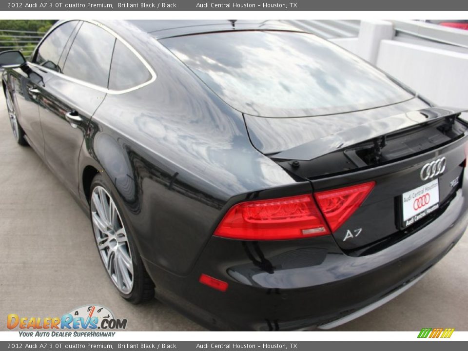 2012 Audi A7 3.0T quattro Premium Brilliant Black / Black Photo #7