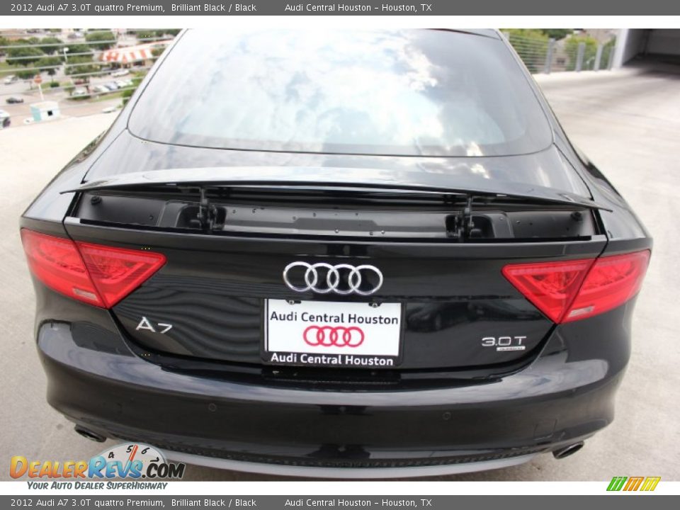2012 Audi A7 3.0T quattro Premium Brilliant Black / Black Photo #8