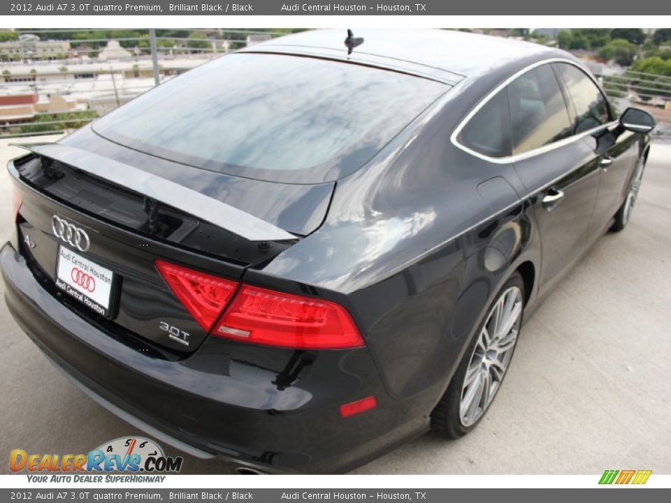 2012 Audi A7 3.0T quattro Premium Brilliant Black / Black Photo #9