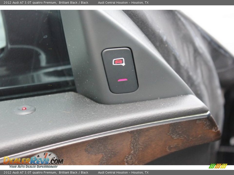 2012 Audi A7 3.0T quattro Premium Brilliant Black / Black Photo #13