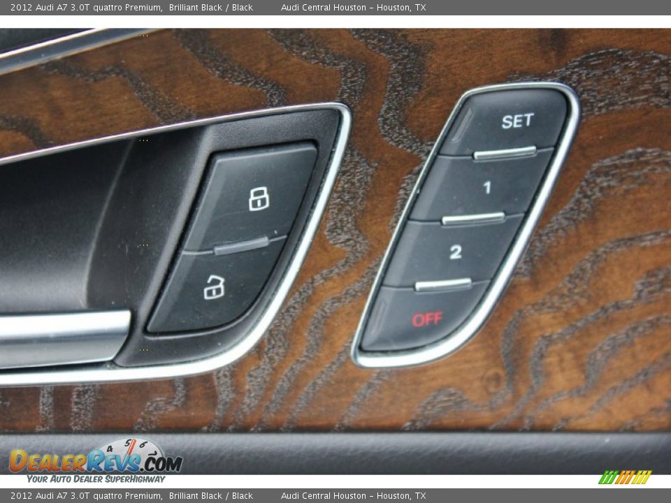2012 Audi A7 3.0T quattro Premium Brilliant Black / Black Photo #14