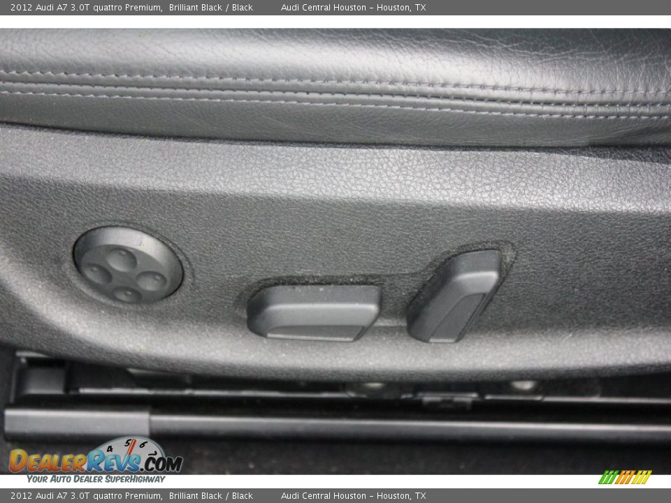 2012 Audi A7 3.0T quattro Premium Brilliant Black / Black Photo #16